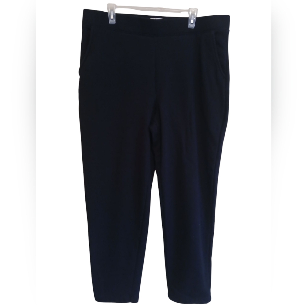 Lands' End  Serious Sweats Women's Sweatpants size large  Black